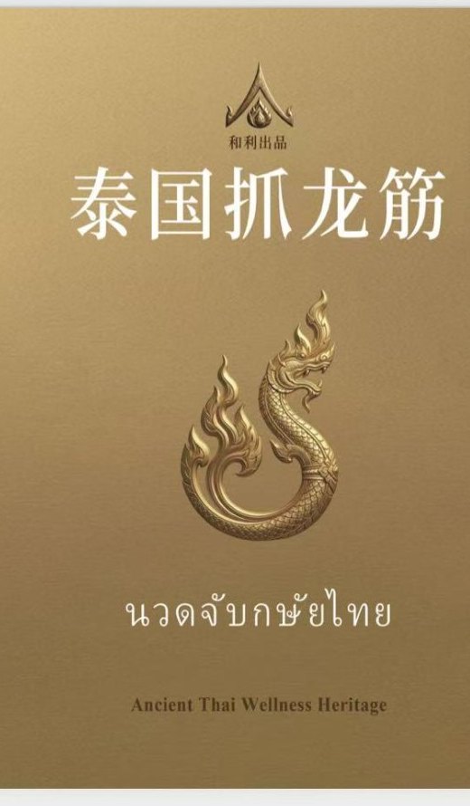 Cover of the book Thai Jap Kasai (泰国抓龙筋), gold background, produced by Holi
